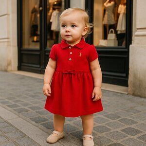 Ralph Lauren Red Holiday Dress – Size 12M – Park Ave Rd Collection